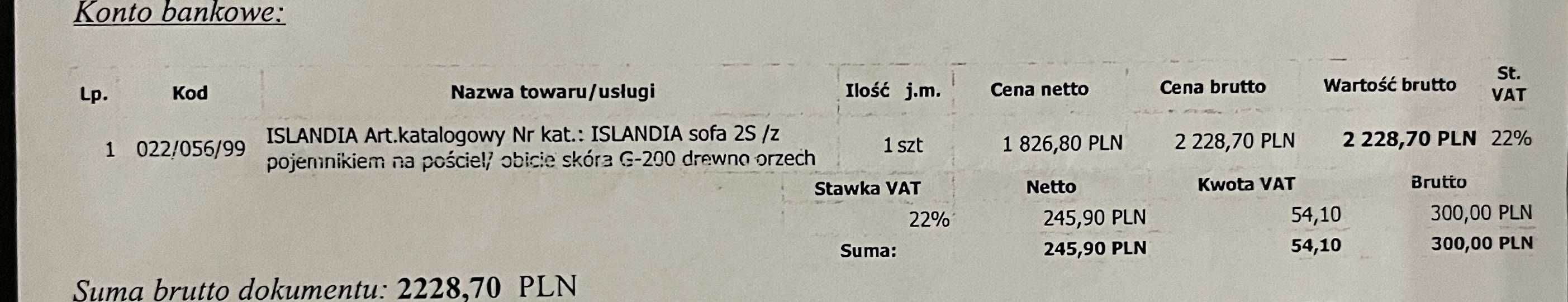 Sofa  2-osobowa, skórzana z pojemnikiem na pościel Gala Collezione