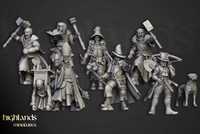 Inquisitorial Band X9 Highlands Miniatures Warhammer