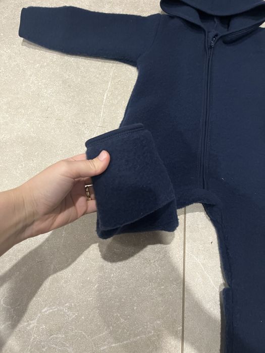 Kombinezon merino 80/86 granatowy