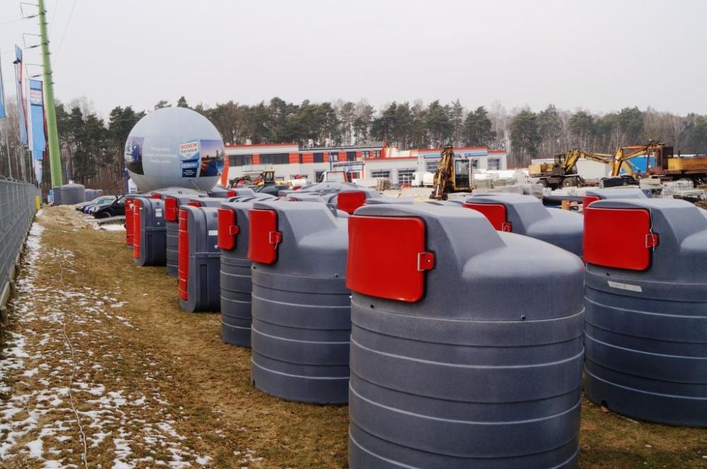 BIAŁYSTOK Zbiornik dwupłaszczowy na paliwo SWIMER 1500 l ON Diesel