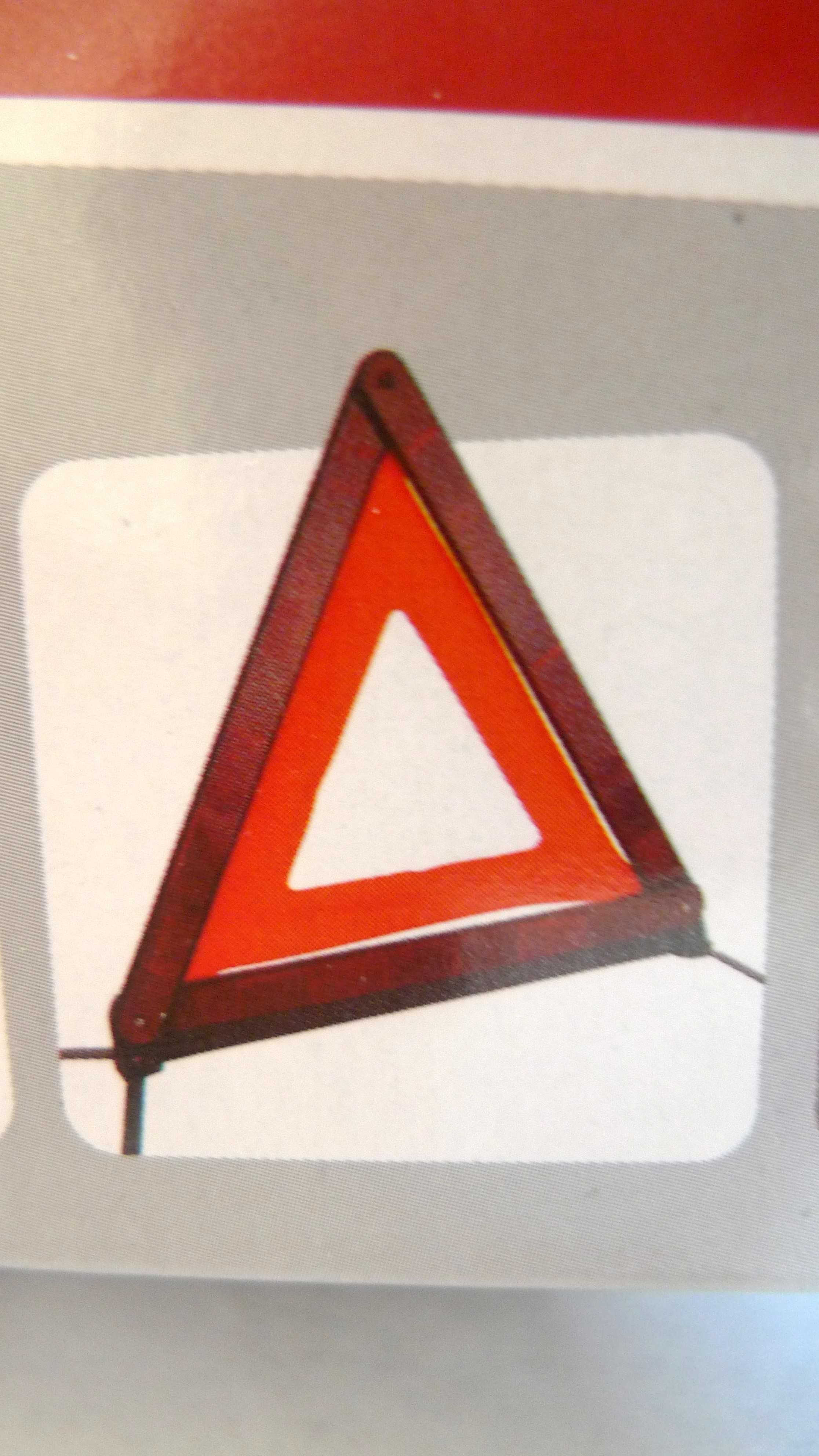 Samochodowy zestaw ostrzegawczy ratunkowy trójkąt kamizelka ocieplacz