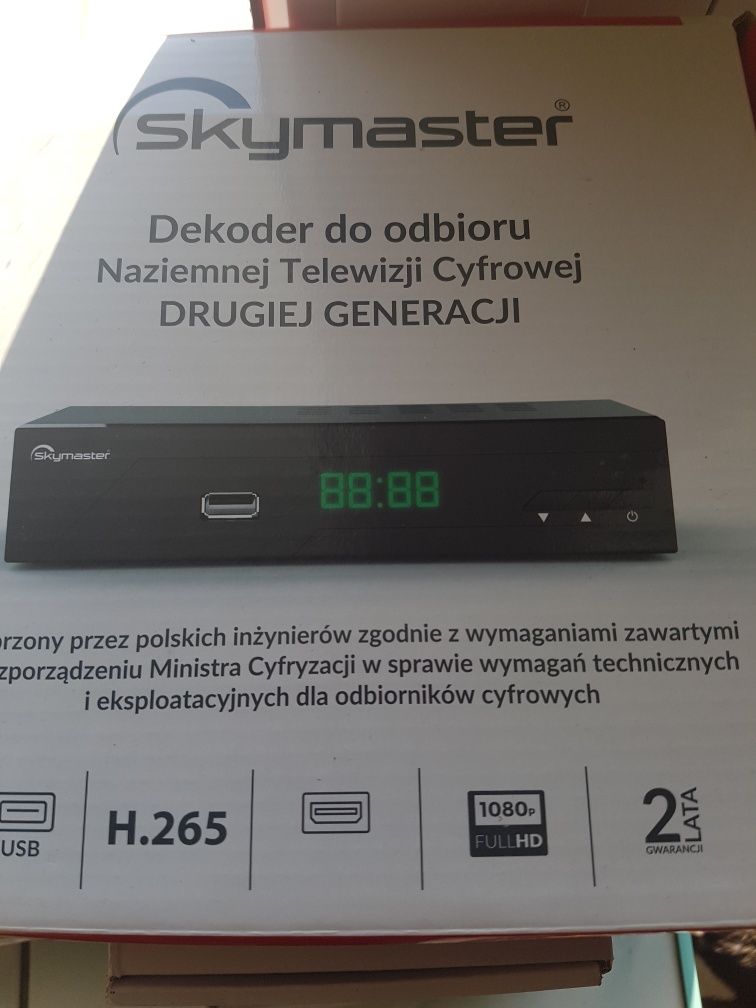 Dekoder manta DVB-T 2 hevc. Sprawny.