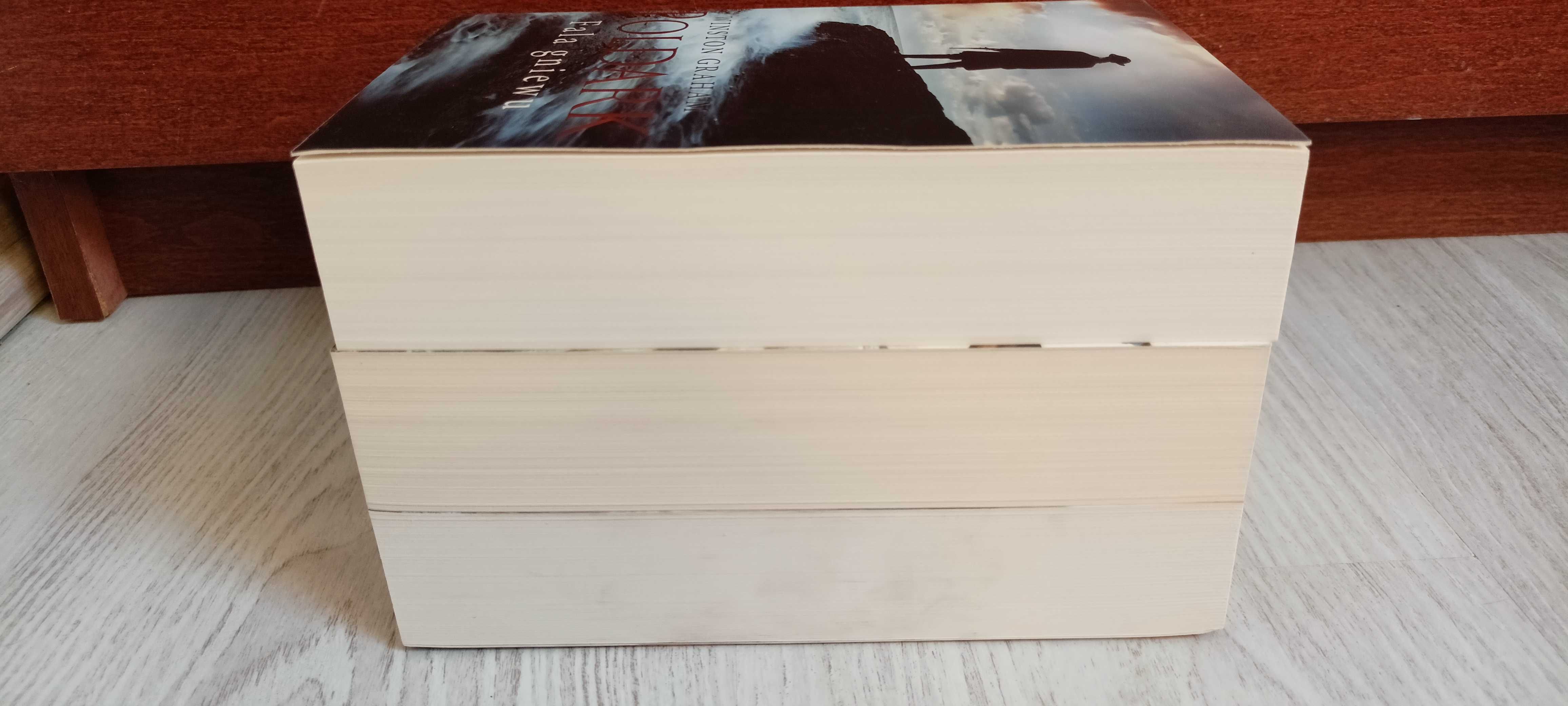 Winston Graham POLDARK Czarny księżyc + Cztery łabędzie + Fala gniewu