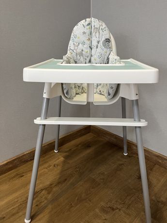 Стільчик для годування IKEA (подушка, килимок, підніжка)