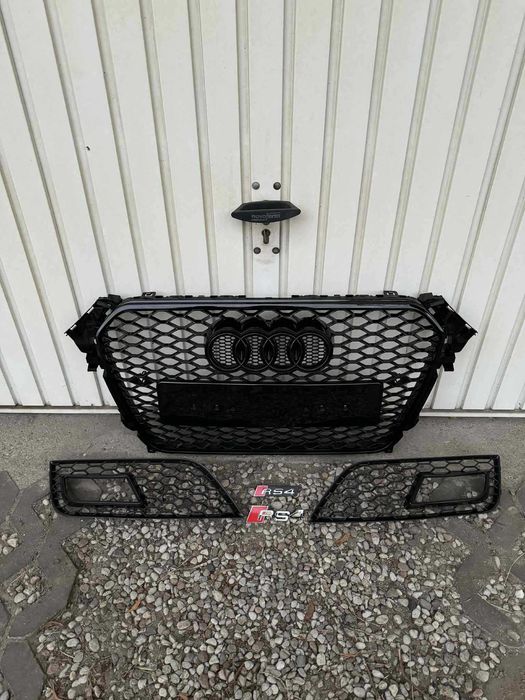 Grill, atrapa plaster miodu Audi a4 b8 polift (12-15)