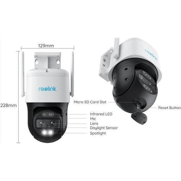 Reolink TRACKmix seria P760 POE obrotowa 8MP