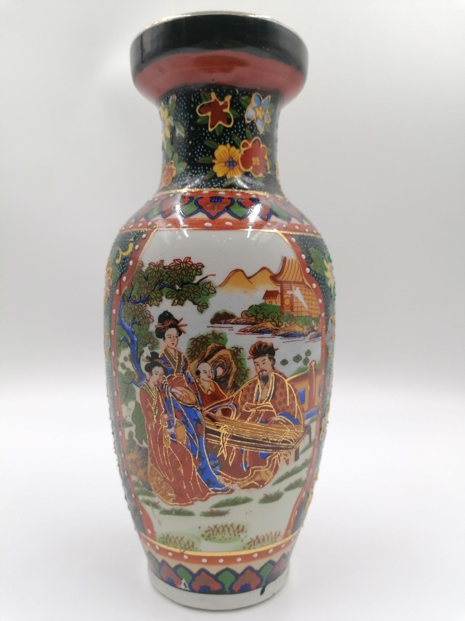 Duży chiński ręcznie malowany wazon