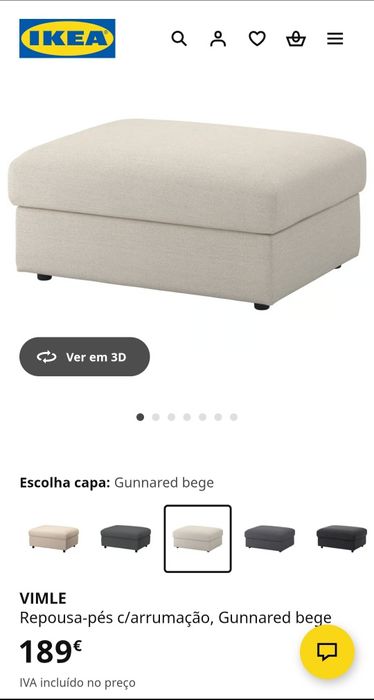 Vilme repousa pés Ikea