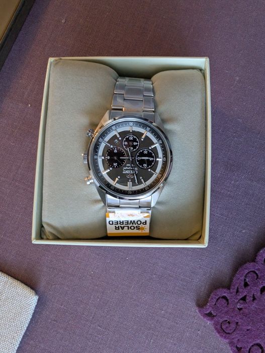 Orient Neo 70's Solar Panda Watch, Dark Gray