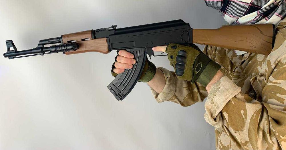 Дитячий Високоякісний Іграшковий Автомат АК-47 Іграшка  на Пульках