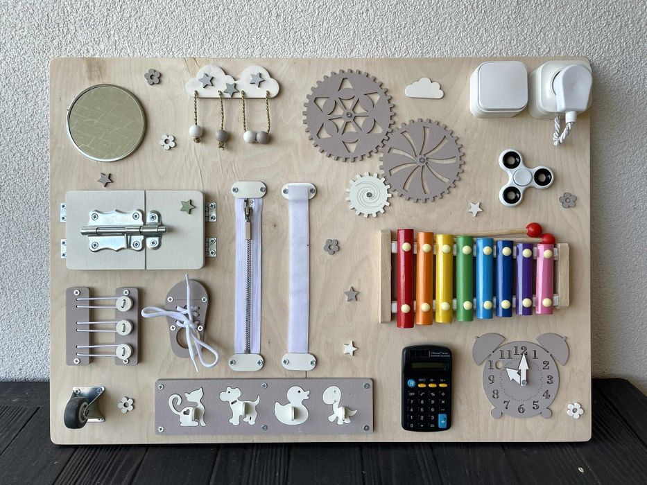 Tablica manipulacyjna Monntessori/ Nowa Handmade
