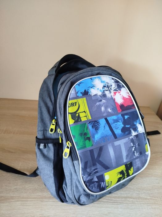 Шкільний рюкзак kite сірий