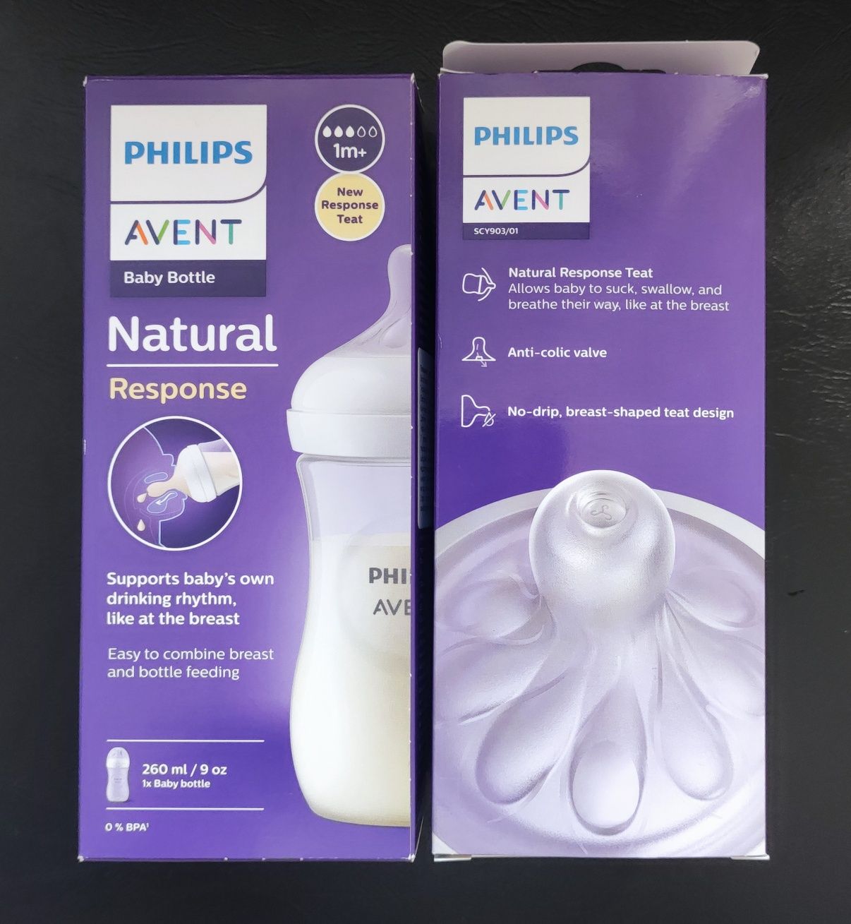 Пляшечка для годування Philips AVENT серії Natural Природний потік