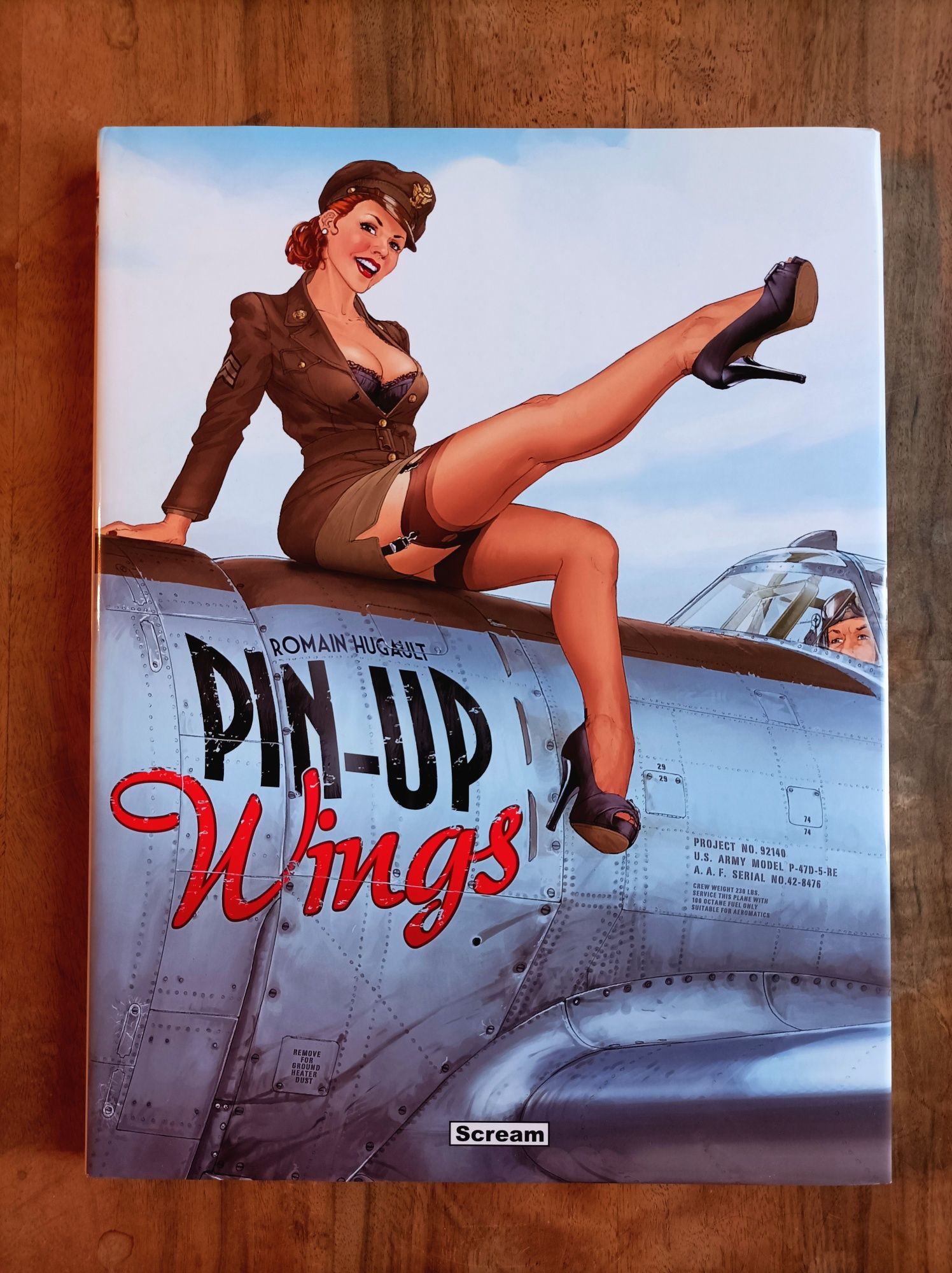 Pin-Up Wings - Hugault. Artbook. Biały kruk! Komiks nowy!