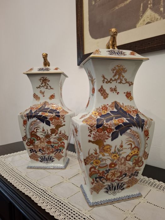 Talha com tampa Vista Alegre -  coleção Samurai