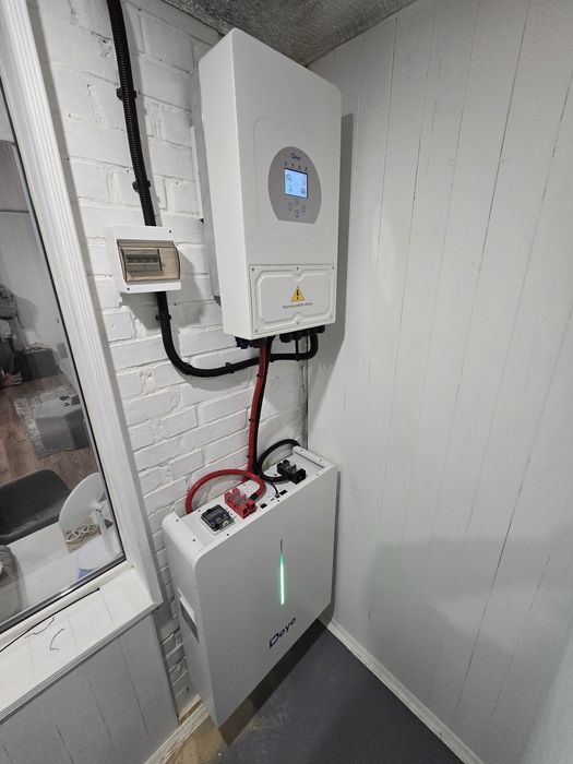 Електрик монтаж -(EcoFlow, Bluetti) [Гібридний інвертор DEYE]