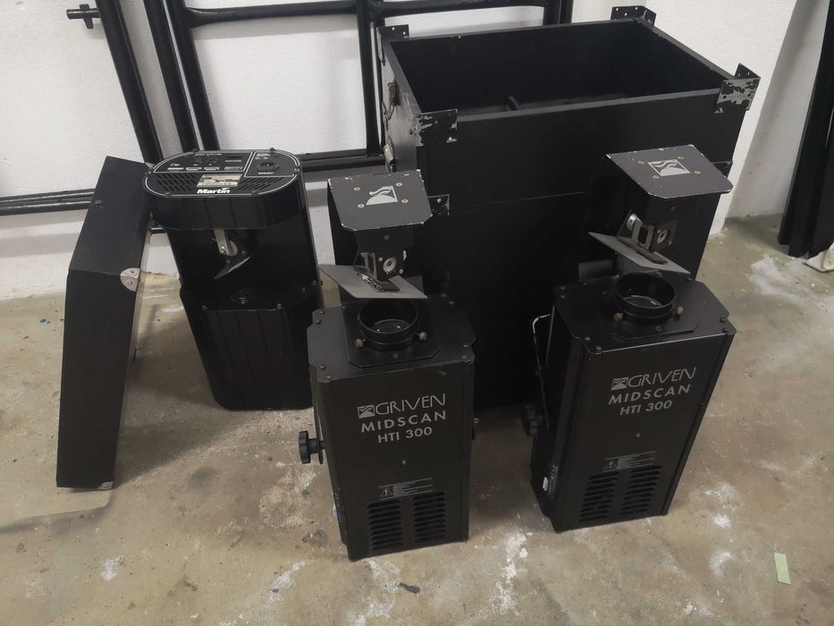 Luz de palco - 3 Scanners DMX