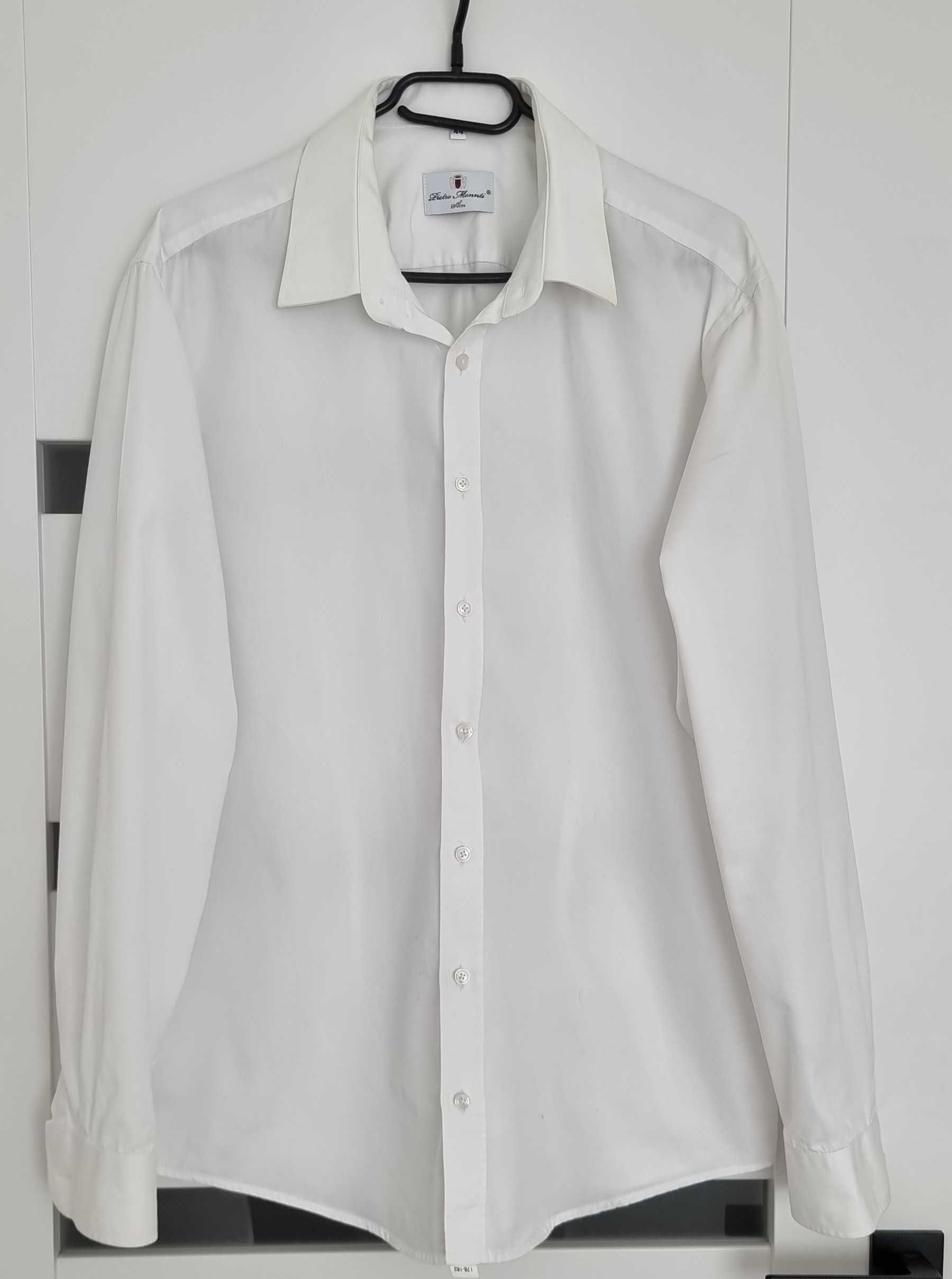 Biała elegancka Koszula L