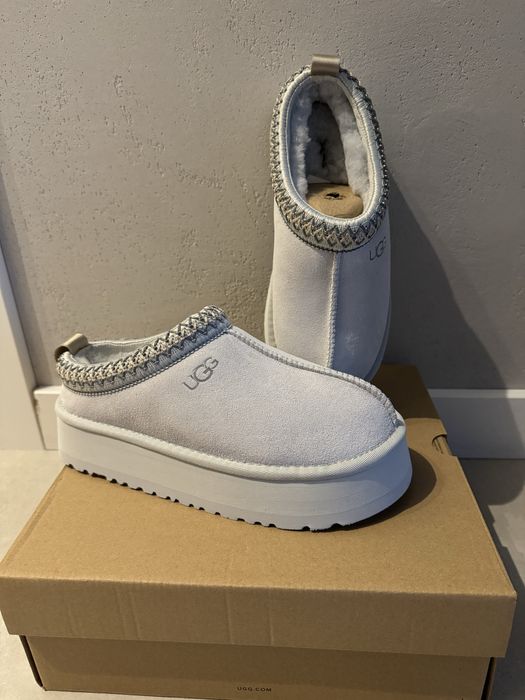 Ugg tazz slipper goose szare srebrzyste buty kapcie