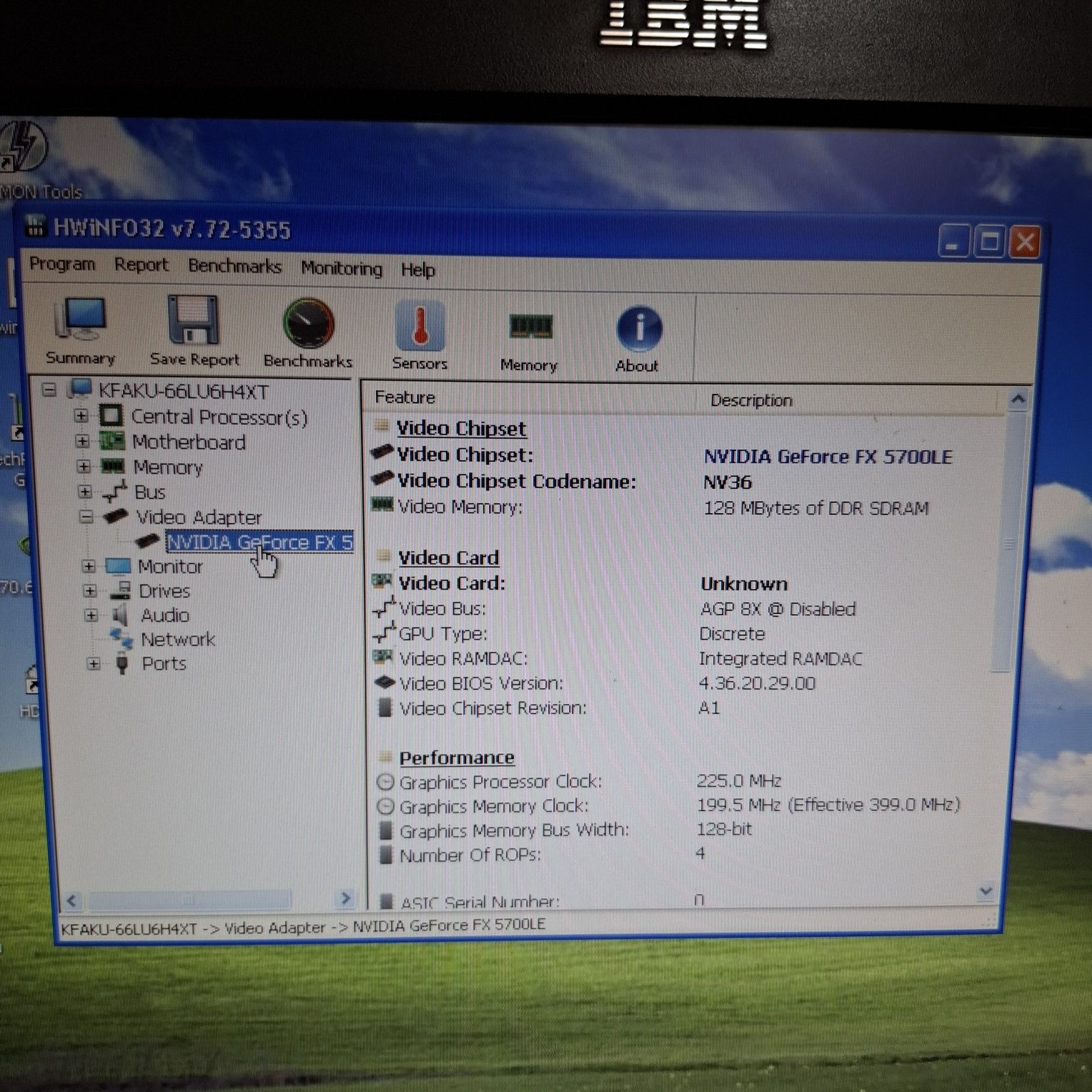 Palit Geforce FX5700LE 128mb DDR AGP