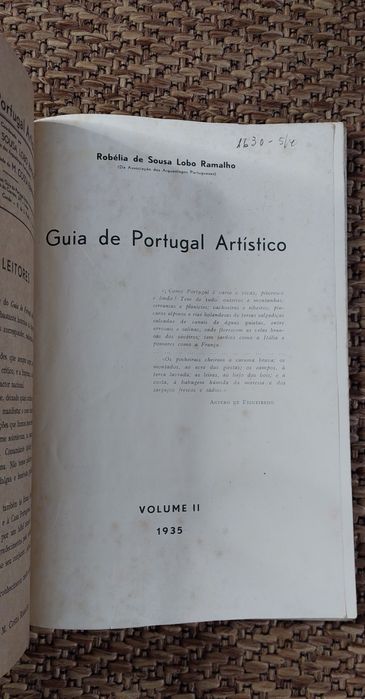 Guia de Portugal Artístico Volume II