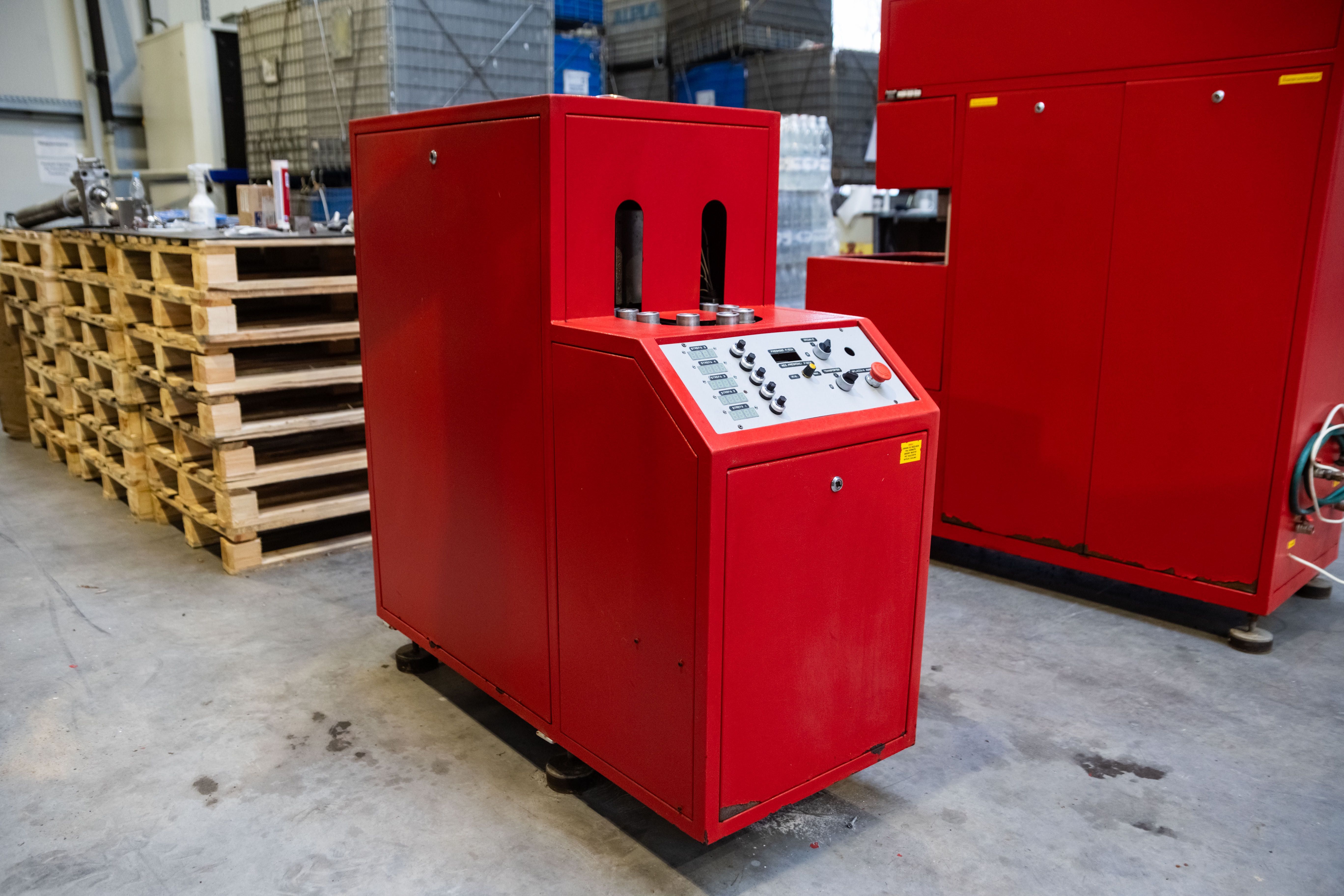 Wydmuchiwarka PET pół-automatyczna Zentronik ZR - 7