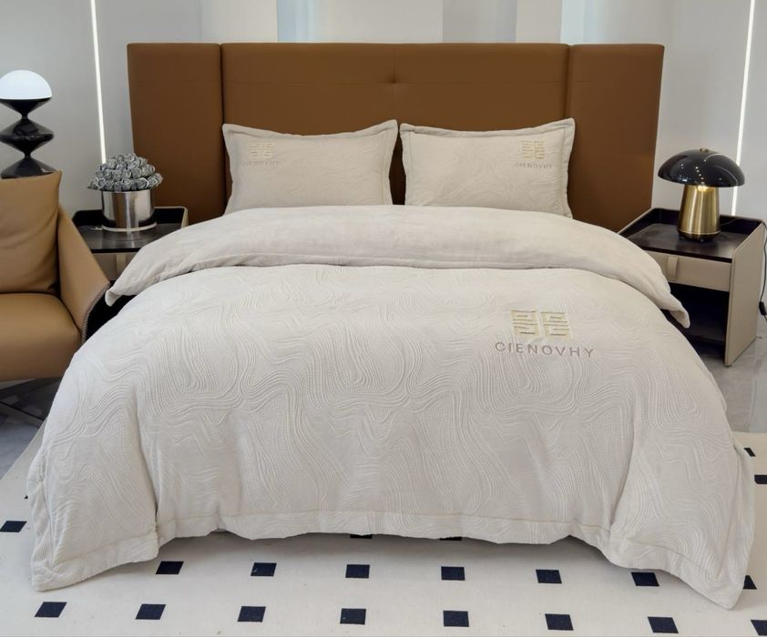 Новинка! Фактурна брендова велюрова постільна білизна велюровая постел