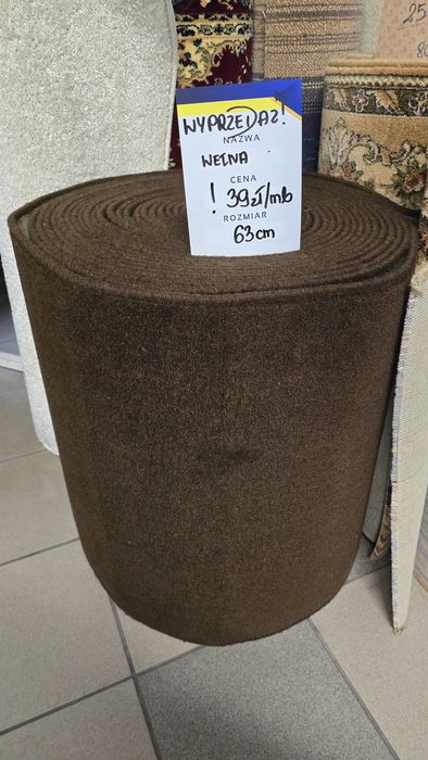 Chodnik wełniany 63cm szeroki POROMOCJA