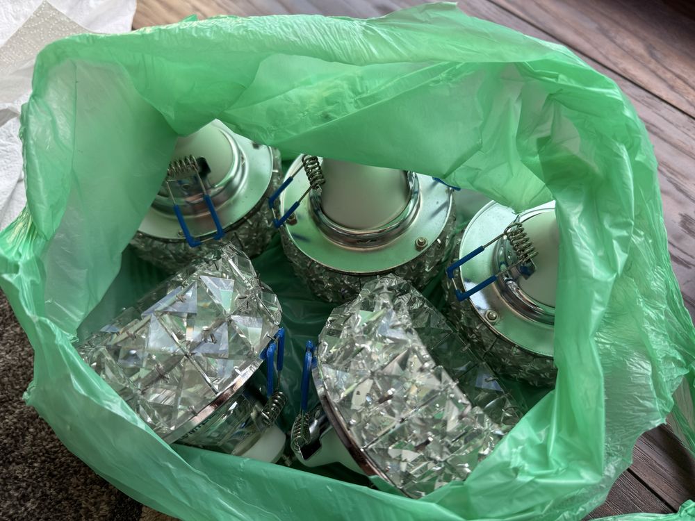 Halogen szkło Oprawa led Ester 2 AZ4176  Azzardo LED 6 sztuk halogen