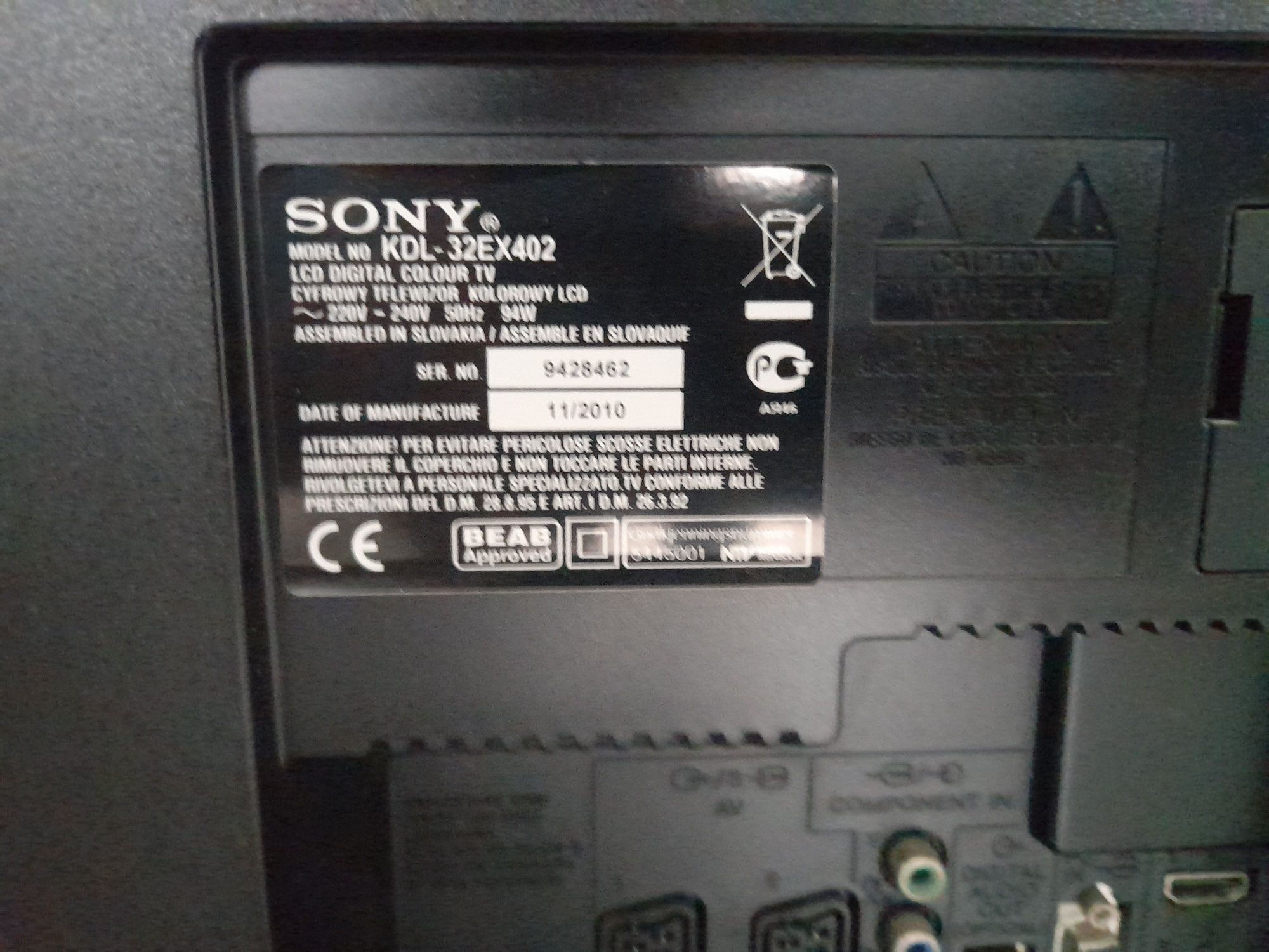Telewizor Sony Bravia 32EX402