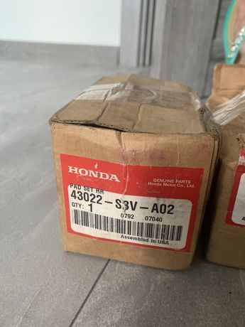 Колодки тормозные задние дисковые 43022S3VA02 Honda