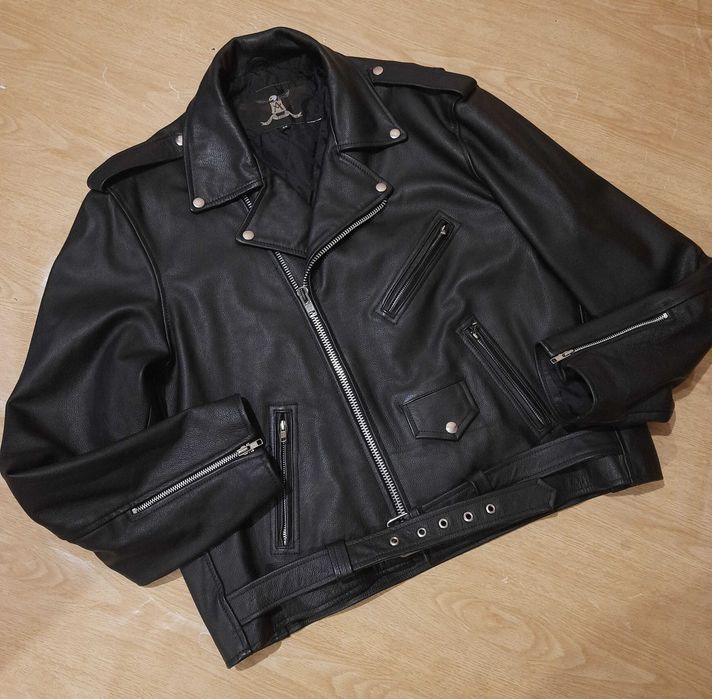 ASHY 1978 куртка-косуха, байкерка с натуральной кожи Оригинал