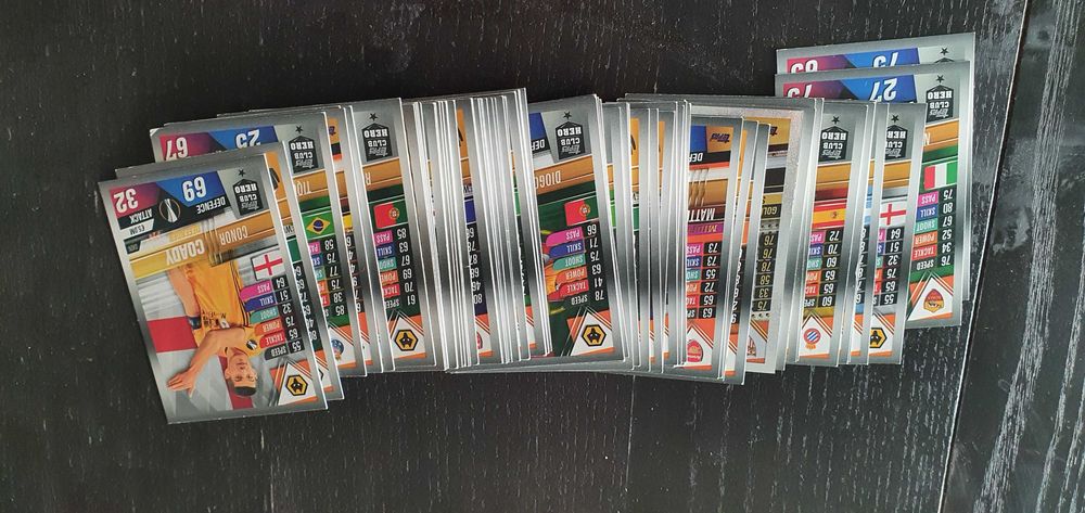 Cartas match attax Europa e Champions league