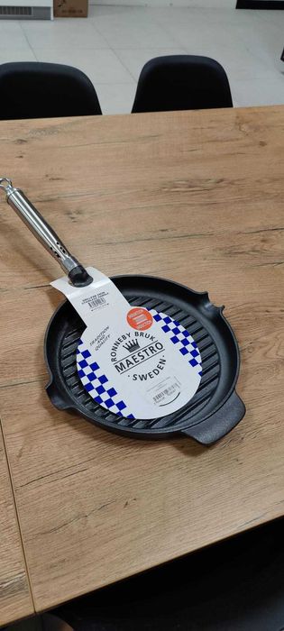WYPRZEDAŻ EKSPOZYCJI - Patelnia żeliwna grill - Maestro 629925 - nowa