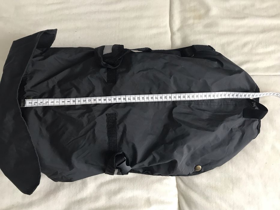 Kurtka czarna ocieplana dla duzego psa