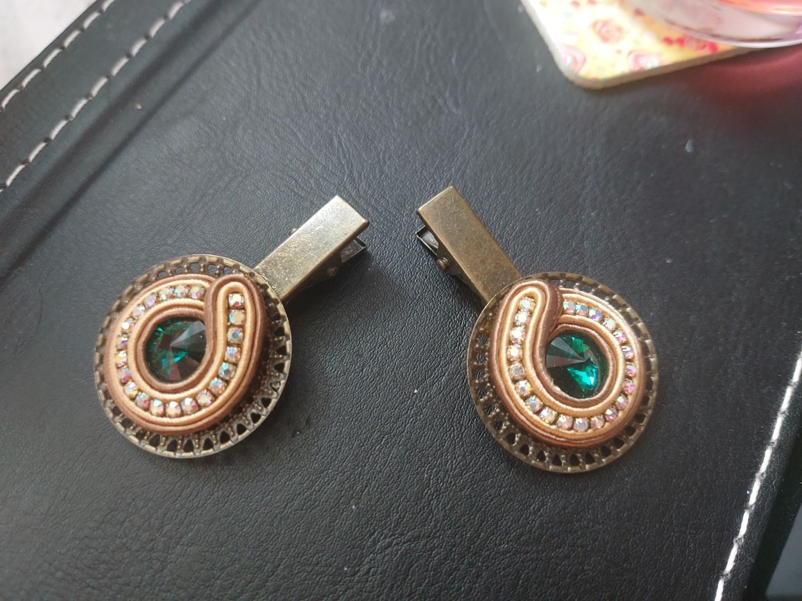 spinki do włosów 2x soutache