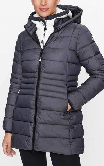 CMP Sorona Aura XS kurtka zimowa ocieplana dłuższa z kapturem