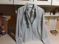Koszula w paski Orsay rozmiar 38,stan idealny, oryginalny fason, szara
