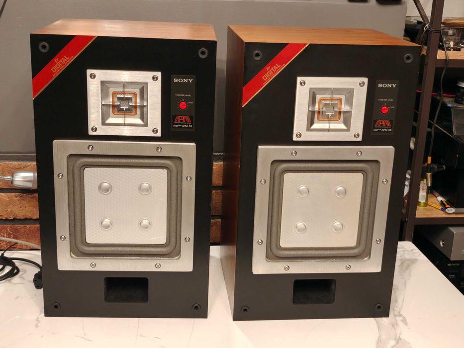 SONY APM-33W ! Kolekcjonerskie kolumny VINTAGE ! TOP