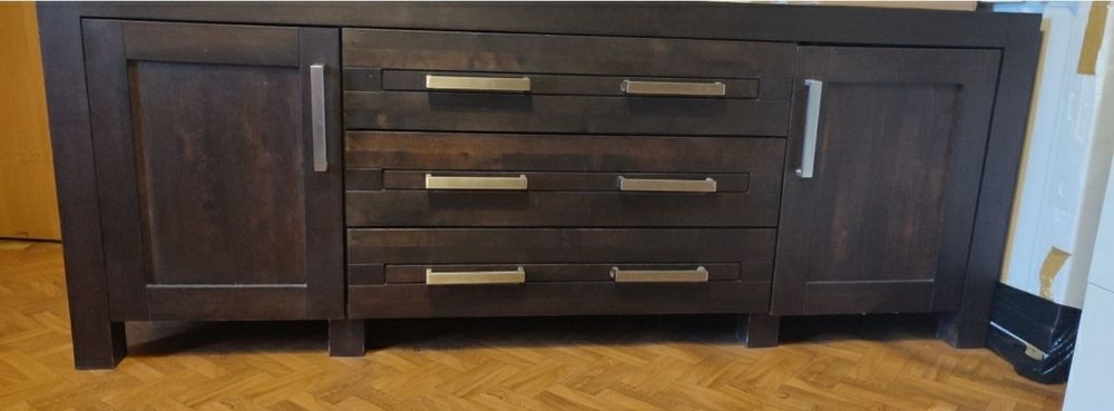 Zestaw mebli lite drewno