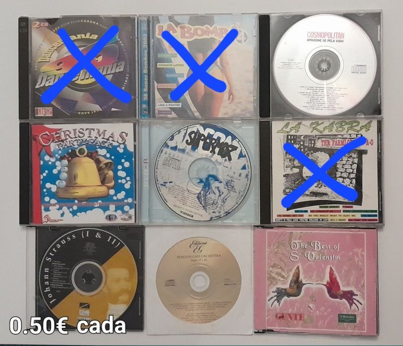 Cd's e capas de Cd