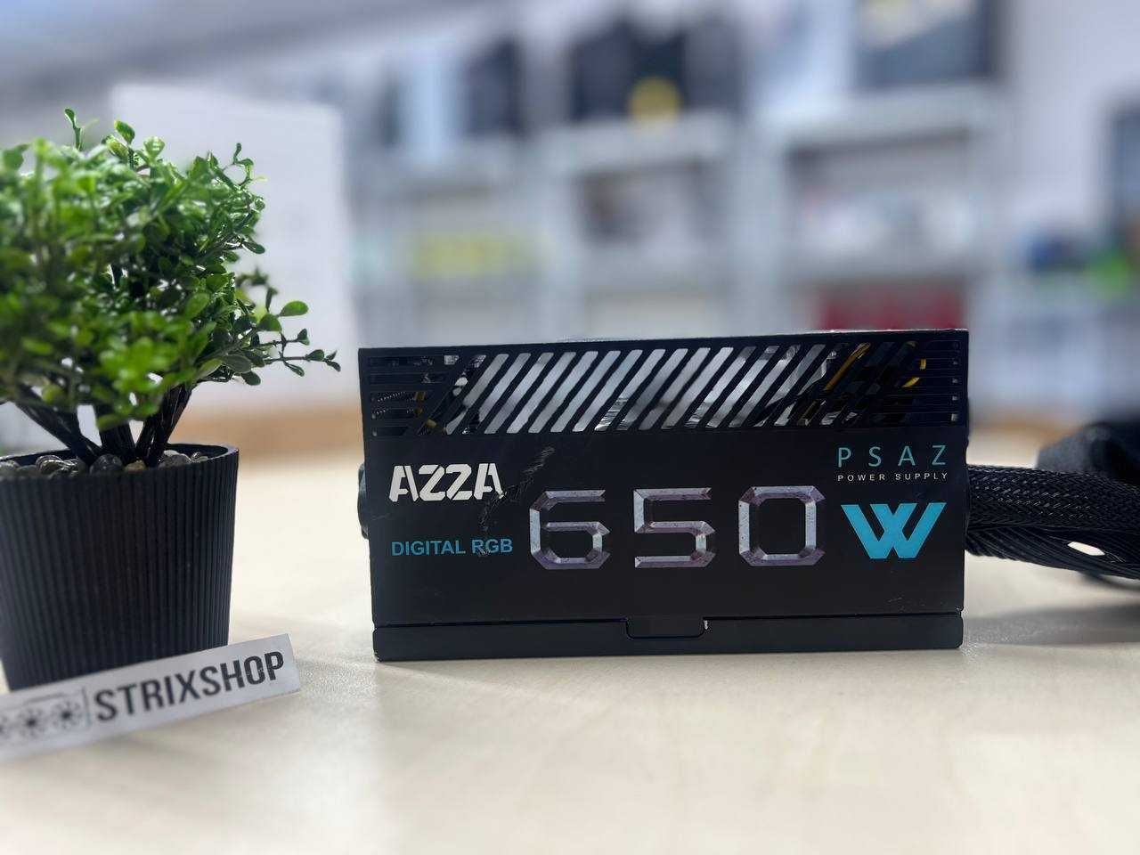ГАРАНТІЯ 3 МІСЯЦІ! Блок живлення Azza 650W ARGB Б/в