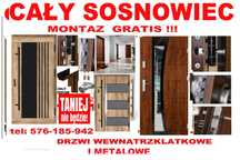 Drzwi wejściowe ZEWNĘTRZNE-wewnętrzne z montażem DO MIESZKANIA W BLOKU