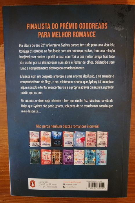 Livro Colleen Hoover