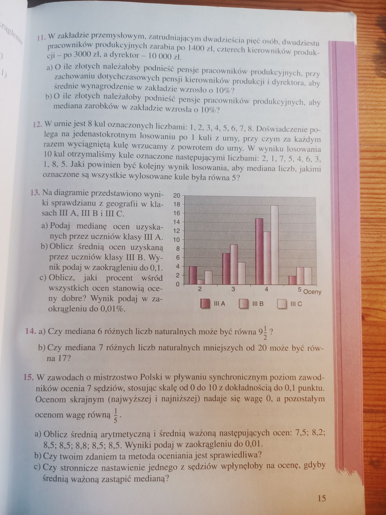 Zbiór zadań z matematyki dla kl. 3 LO