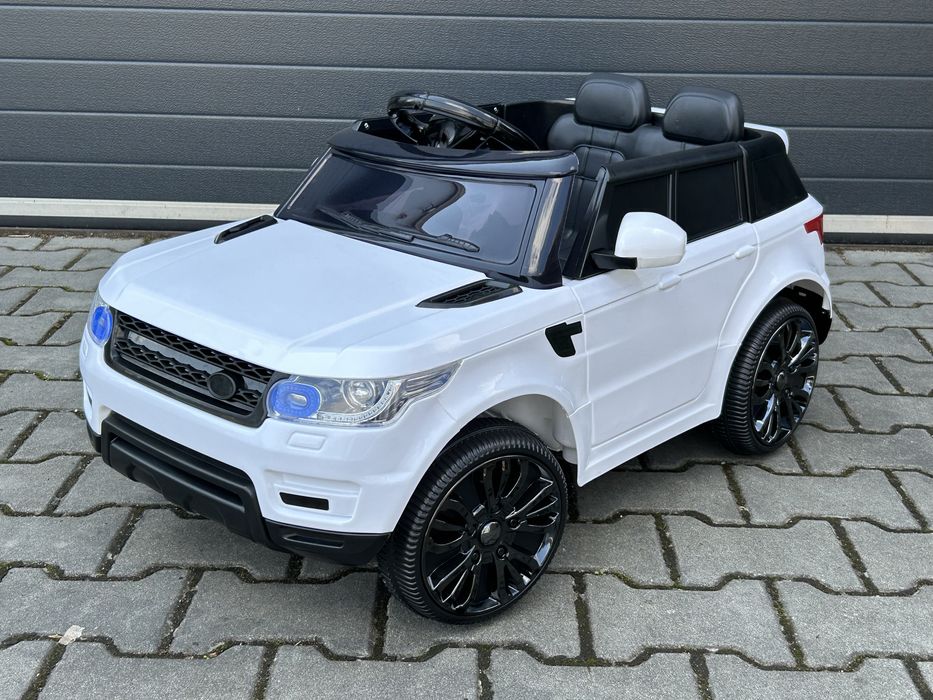 Auto na akumulator L1 Pilot MP3 LED Samochód Range Rover Biały