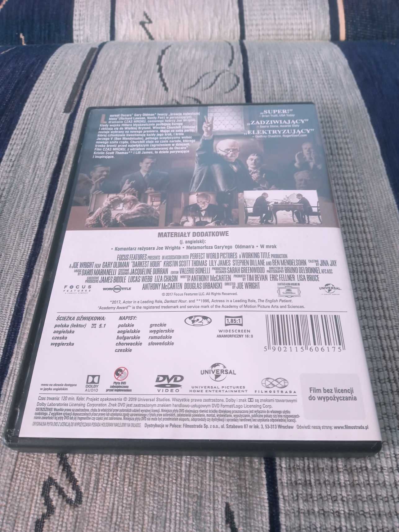 Czas Mroku – film dvd
