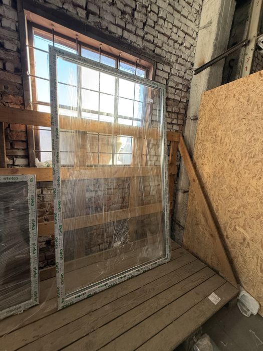 Пластикове вікно 800х1200мм глухе Олександрія