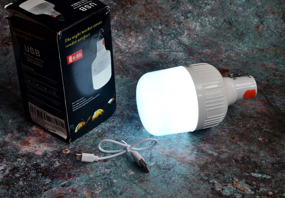 Usb лампа Led лампа 60Вт акумуляторна переносна, светодиодная лампа