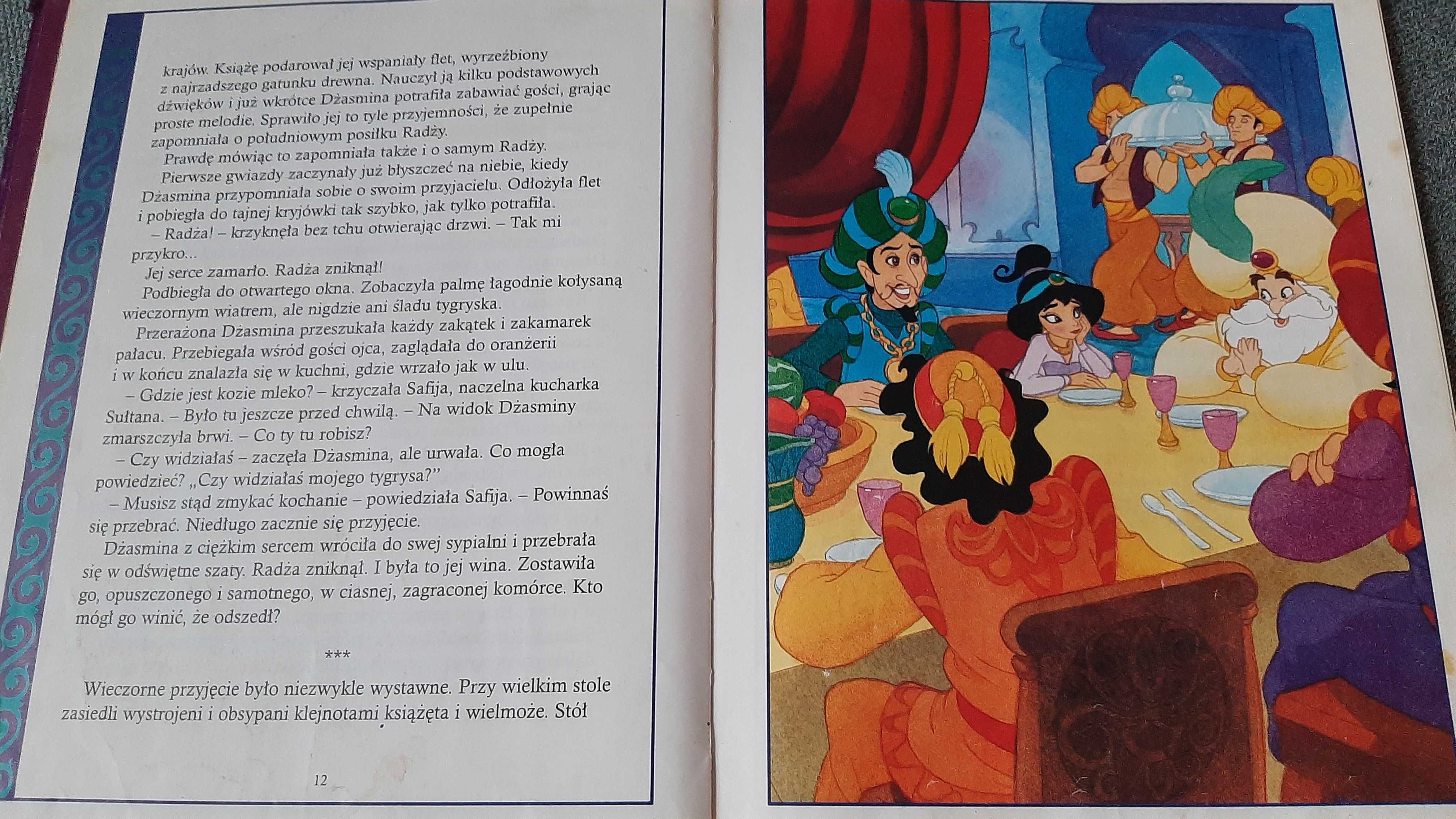 Disney Lampa Aladyna Baśnie z Agrabahu 7 opowieści o Aladynie Dżasmini
